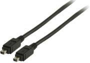 valueline vlcp62000b200 firewire 4 pin to 4 pin cable 2m black photo