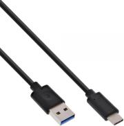inline usb 31 cable type c male to a male black 1m photo
