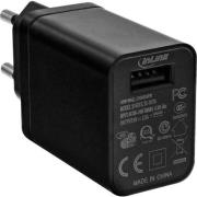 inline usb power adapter charger 100 240 volts to 5v 25a black photo