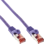 inline patch cable s ftp pimf cat6 250mhz pvc copper purple 75m photo