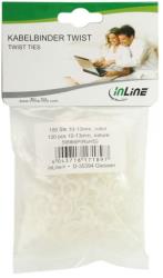 inline cable ties twist ties 10 13mm white 100 pcs photo