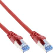 inline patch cable s ftp pimf cat6a halogen free 500mhz red 15m photo