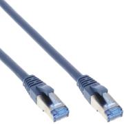 inline patch cable s ftp pimf cat6a halogen free 500mhz blue 15m photo
