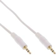 inline audio cable 35mm stereo male to male white gold 10m photo