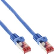 inline 76450b cat6 patch cable s ftp pimf 05m blue photo