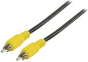 valueline vlvp24100b1000 rca composite cable rca male composite rca male composite 10m black photo