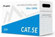 lanberg lan cable cat5e 305m solid cca grey photo