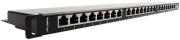 lanberg 24 port shielded cat5e 05u 19 patch panel black photo