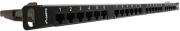 lanberg 24 port unshielded cat6 05u 19 patch panel black photo