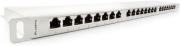 lanberg 24 port shielded cat6 05u 19 patch panel grey photo