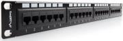 lanberg 24 port unshielded cat6 1u 19 patch panel black photo