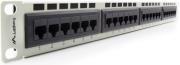 lanberg 24 port unshielded cat6 1u 19 patch panel grey photo