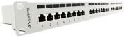 lanberg 24 port shielded cat6 1u 19 patch panel grey photo