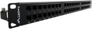 lanberg 48 port unshielded cat6 1u 19 patch panel black photo