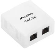 lanberg utp data box 2port unshielded cat5e photo