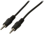 valueline vlap22000b10 jack stereo audio cable 35mm male 35mm male 1m black photo