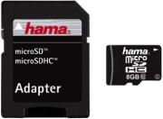 hama 108087 micro sdhc 8gb class 10 adapter mobile photo