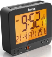 hama 113966 rc 550 radio controlled alarm clock with night light function photo