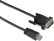 hama 122131 connecting cable hdmi plug dvi d plug 3m photo