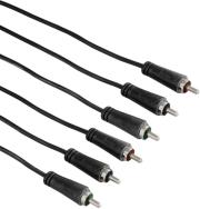 hama 122145 yuv connecting cable 3 rca plugs 3 rca plugs 15m photo