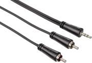 hama 122296 audio cable 35mm jack plug 2 rca plugs stereo 3m photo hama 122296 audio cable 35mm jack plug 2 rca plugs stereo 3m photo