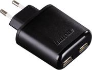 hama 123539 auto detect usb dual charger for tablets 5v 34a black photo hama 123539 auto detect usb dual charger for tablets 5v 34a black photo