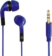hama 135638 flip in ear stereo earphones blue photo
