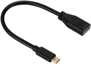 hama 135712 adapter cable usb c plug usb 31 a plug gold plated 015m photo