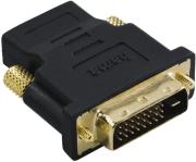 hama 34035 dvi hdmi adapter dvi plug hdmi socket gold plated shielded photo