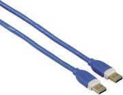hama 39676 usb 30 cable a a gold plated double shielded 18m photo