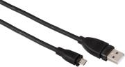 hama 54587 micro usb 20 cable shielded 075m black photo