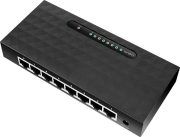 logilink ns0106 8 port gigabit ethernet desktop switch black photo