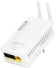 logilink wl0142 powerline wlan n homeplug 300mbps 3 port switch photo