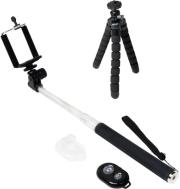 logilink bt0035 bluetooth selfie monopod with tripod and remote control photo