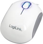 logilink id0093a cooper optical mouse usb 1000dpi white grey photo