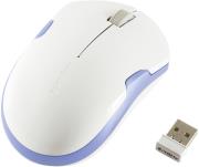 logilink id0130 wireless optical mini mouse 24ghz 1200dpi white blue photo