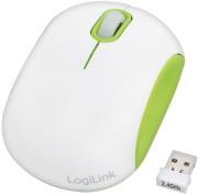 logilink id0086a cooper wireless optical mouse 24ghz 1000dpi white green photo