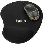 logilink id0039 optical usb notebook mouse 800dpi mousepad with gel wrist rest photo