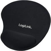 logilink id0027 mousepad with gel wrist rest black photo