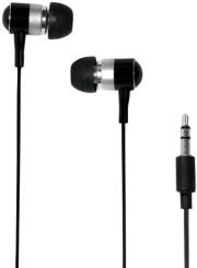 logilink hs0015a stereo in ear earphone with 2 sets ear buds black photo