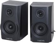 logilink sp0028 20 hi fi active speaker system black photo