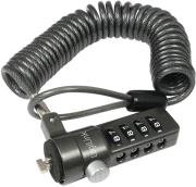 LOGILINK NBS004 HEAVY DUTY SECURITY CABLE WITH 4-DIAL COMBINATION LOCK BLACK