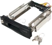 logilink mr0005 mobile rack 525 for 1x 35 hdd black photo