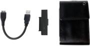 logilink ua0235 25 sata hdd enclosure leather usb 30 black photo