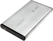 logilink ua0106a 25 sata hdd ssd enclosure usb 30 aluminium silver photo