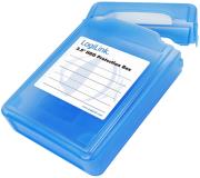 logilink ua0133 hard cover protection box for 1x 35 hdd blue photo