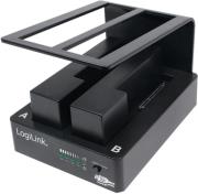logilink qp0010 2 bay quickport sata hdd usb 30 with otb and clone function photo
