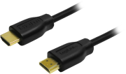 logilink ch0037 hdmi high speed with ethernet v14 cable gold plated 2m black photo