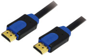 logilink chb1105 hdmi high speed with ethernet v14 cable gold plated 5m black photo