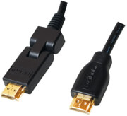 logilink chb003 hdmi high speed with ethernet v14 cable 180 slewable gold plated 18m black photo